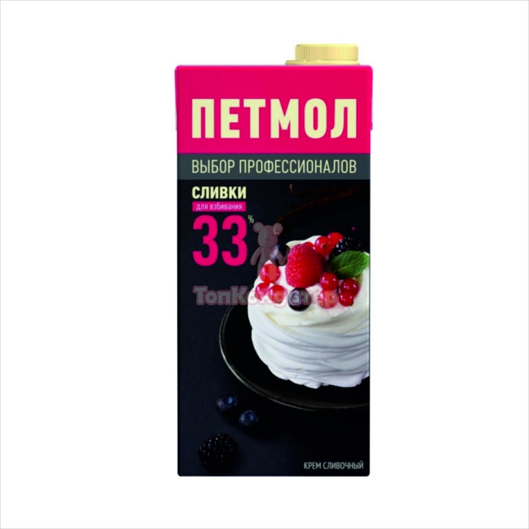 Сливки Петмол 33% 1 л