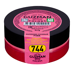 Краситель сухой жирорастворимый №744 Малиново-розовый "GUZMAN" 5 гр