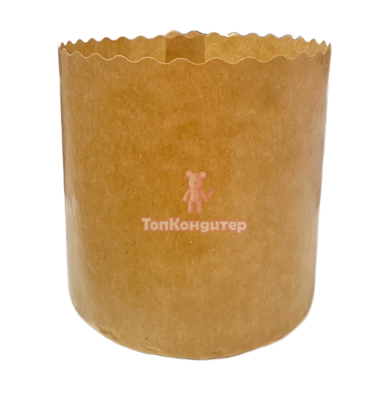 Форма бумажная для кулича "КРАФТ" d= 11 см x h= 8,5 см