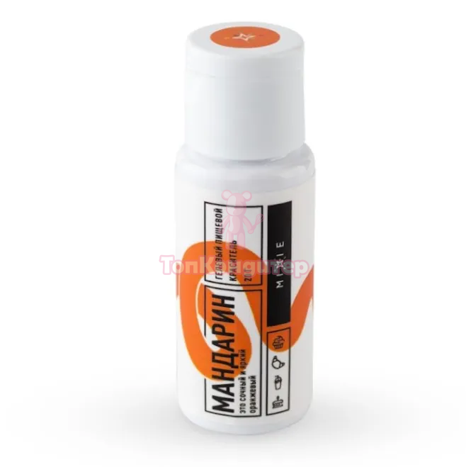 Гелевый краситель водорастворимый MIXIE Мандарин 20 гр.