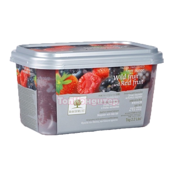 Пюре замороженное "Ravifruit" Лесные ягоды 1 кг
