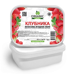 Пюре замороженное "Organic-bar" Клубника 200 г