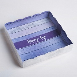 Коробка для пряников 15 см*15 см*3 см "Happy day"